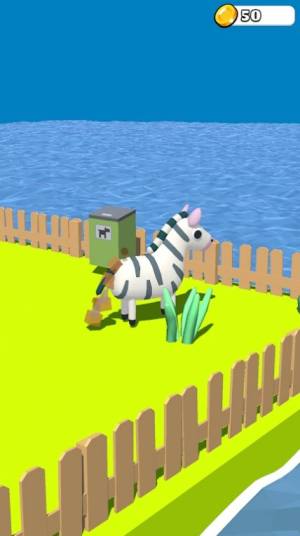 环岛动物清理游戏图1