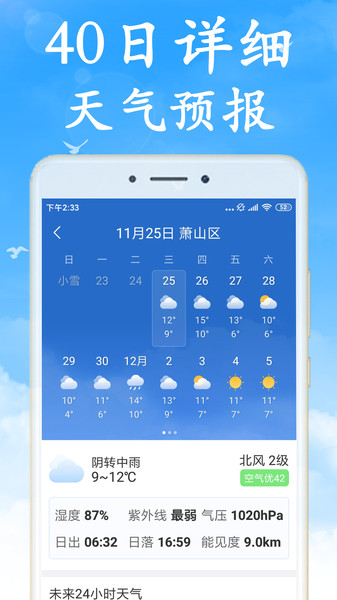 海燕天氣app安卓版圖2: