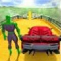 超级英雄棘手的汽车特技游戏中文版(Spiderman Car Stunt) v1.7