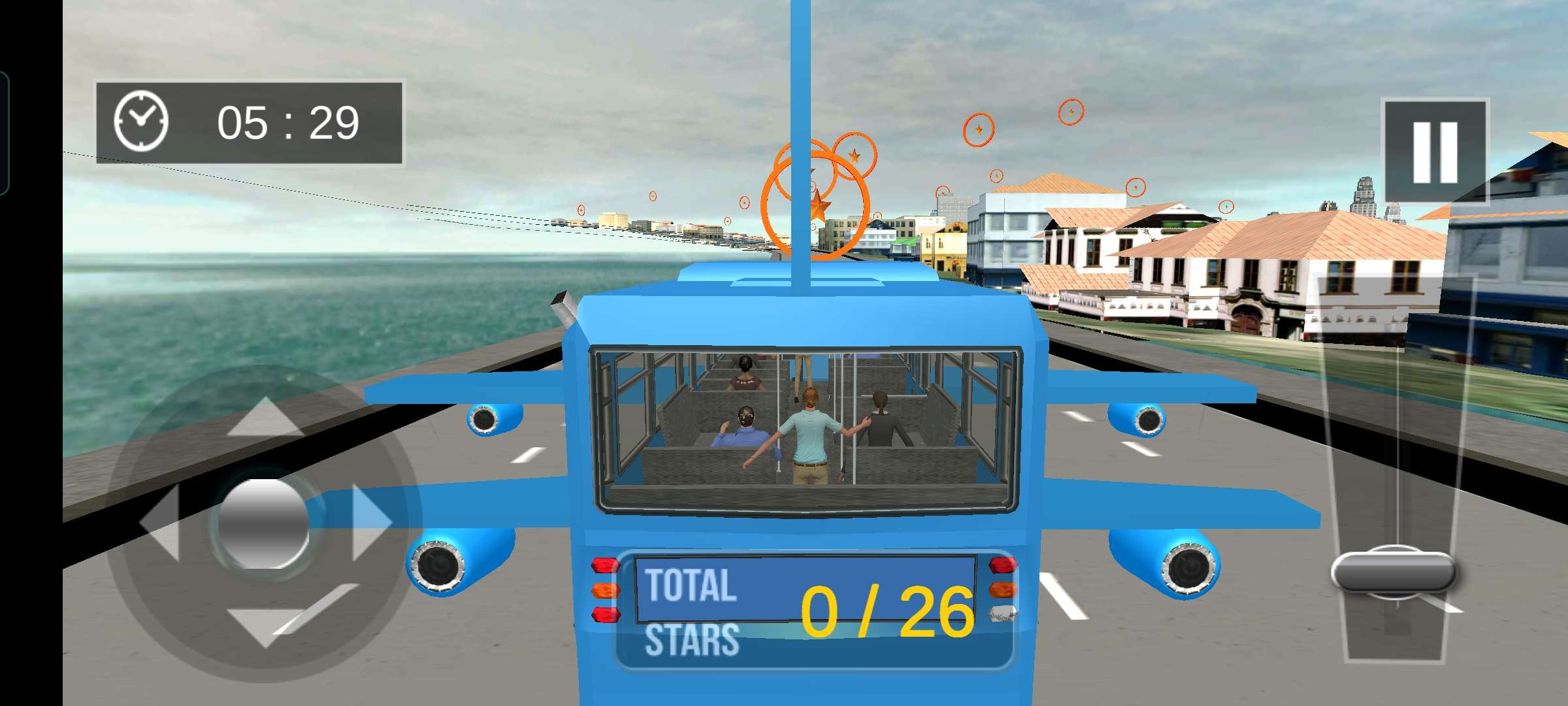 飞行巴士极限城市特技游戏官方版（Game Town Studio）图片1