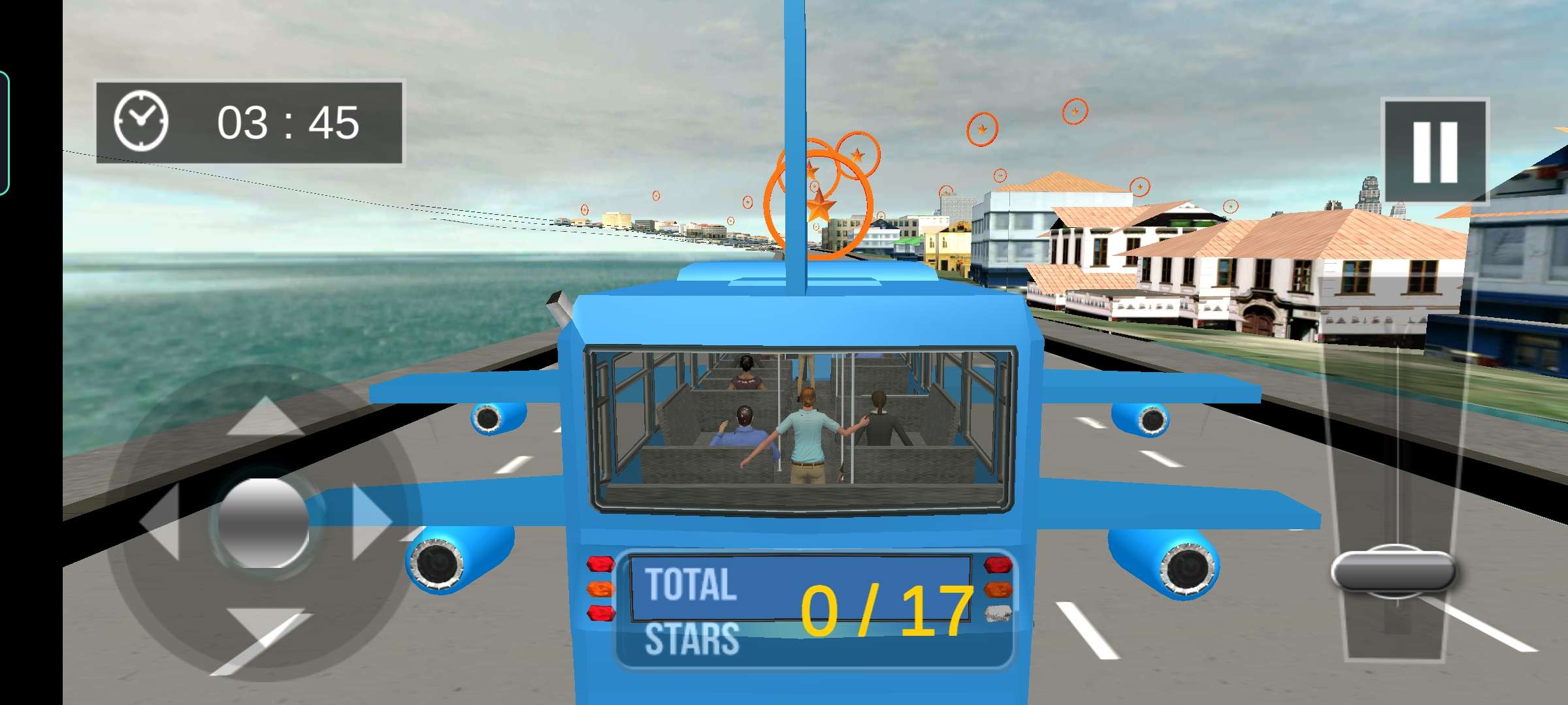 飞行巴士极限城市特技游戏官方版（Game Town Studio）图1: