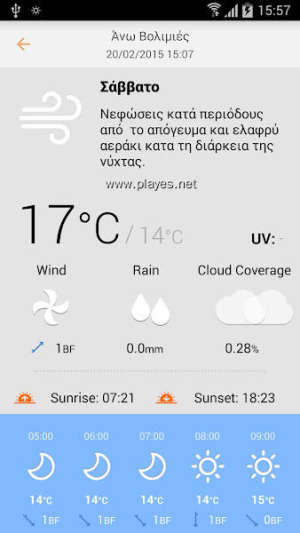 Deltio Kairou个性化天气预报app图1