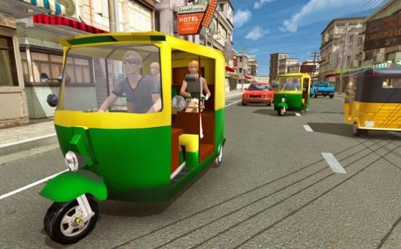 人力车停车模拟游戏安卓中文版图1: