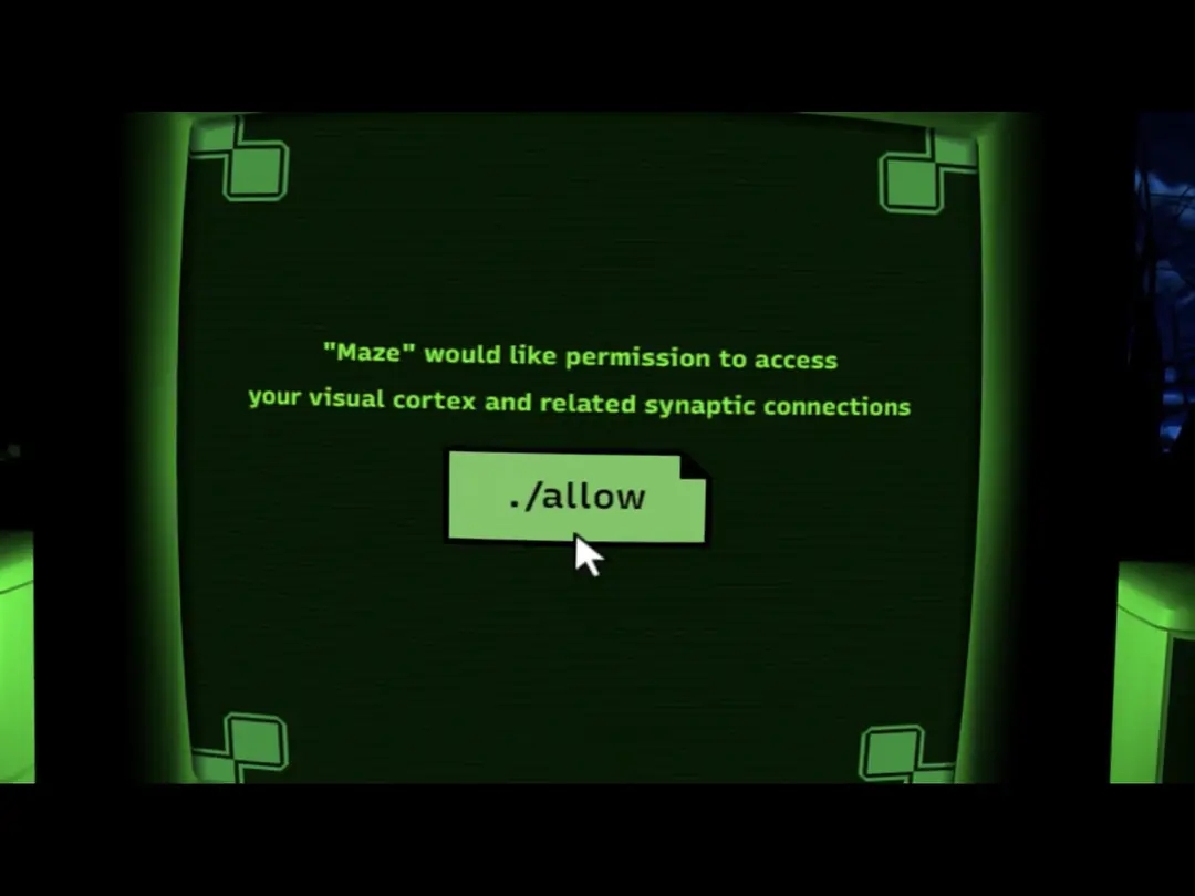绿色的迷宫恐怖游戏手机在线玩图1: