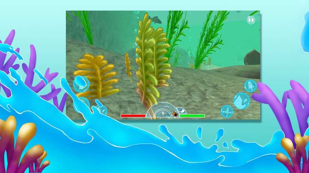 海底大猎杀3d版大鱼吃小鱼中文汉化版游戏安卓版下载图2: