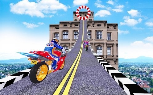 极限警车空中竞速游戏安卓最新版1