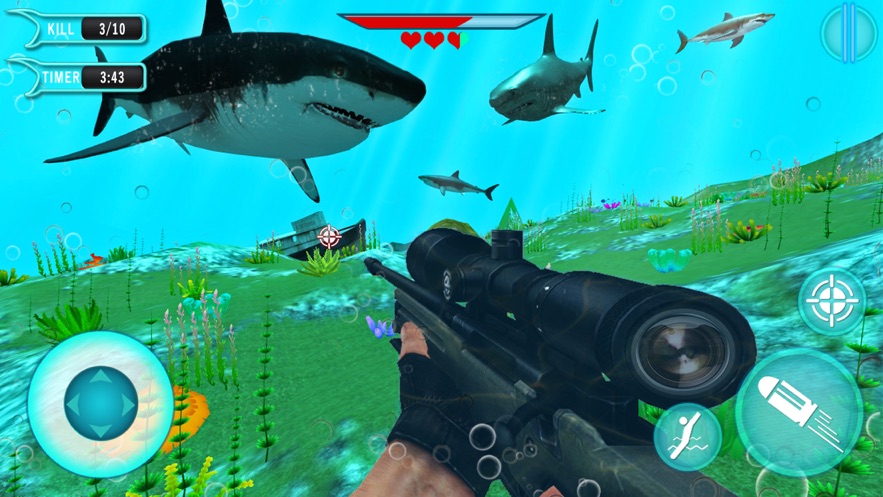 猎人鲨鱼狩猎游戏中文手机版图4: