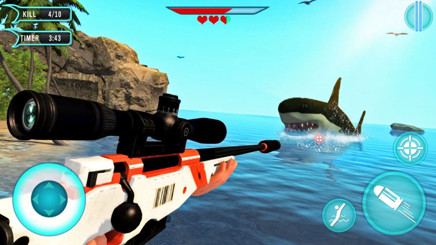 猎人鲨鱼狩猎游戏中文手机版图1:
