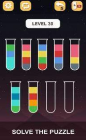 颜色瓶子分类游戏图2