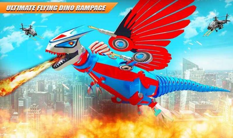 飞行恐龙机器人游戏中文安卓版图2: