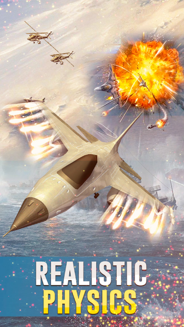 喷气式战斗机射击游戏免费金币中文版图片1