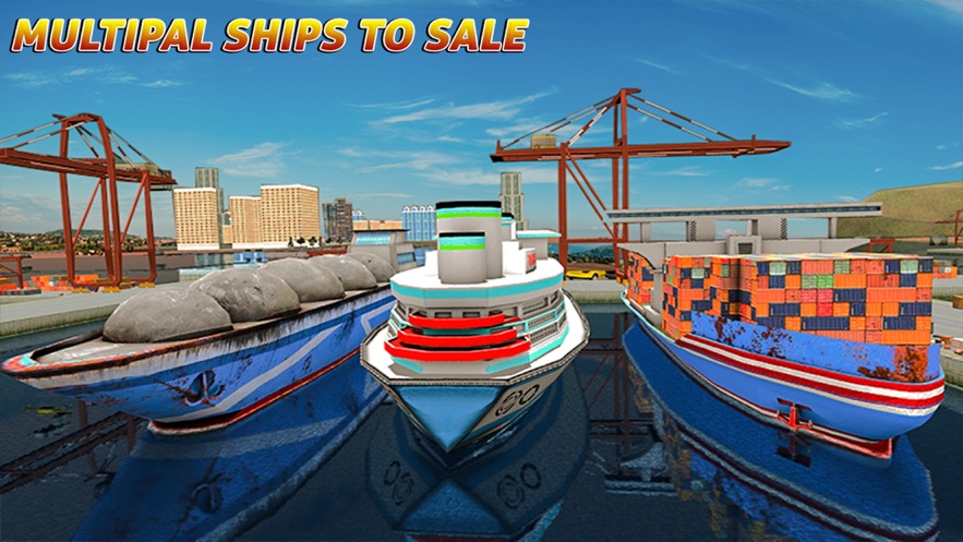 货运海港船模拟游戏中文手机版图1:
