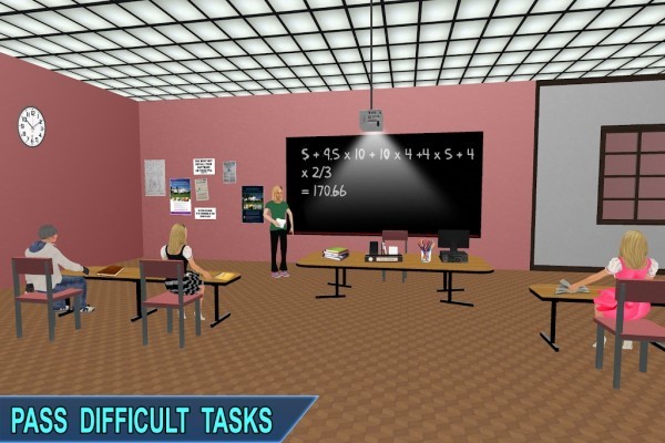 虚拟女学生模拟器游戏安卓官方版图1: