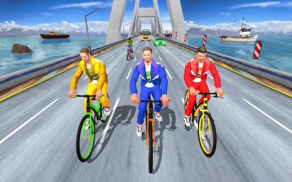 炫酷自行车赛车手3D游戏安卓版截图4:
