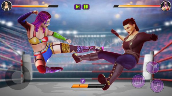 坏女孩摔跤模拟器游戏最新安卓版图1: