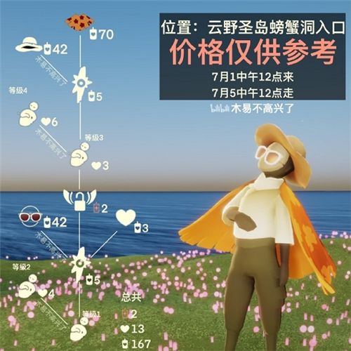 光遇草帽复刻先祖在哪（7月1日草帽复刻先祖位置与兑换表详情介绍）