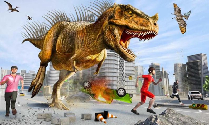 极限恐龙城市突破3D游戏中文版图1: