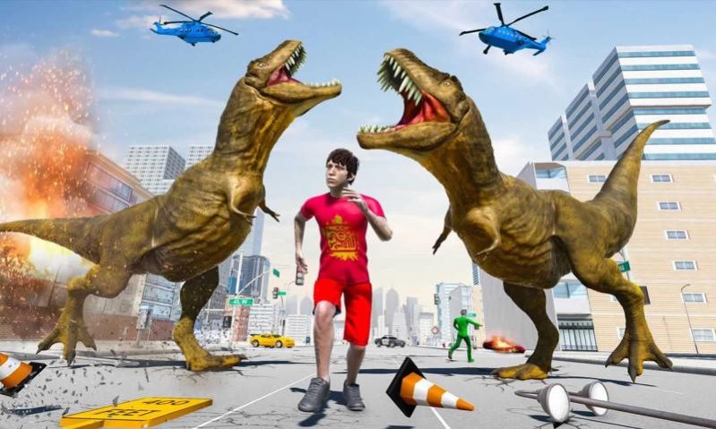 极限恐龙城市突破3D游戏中文版图3:
