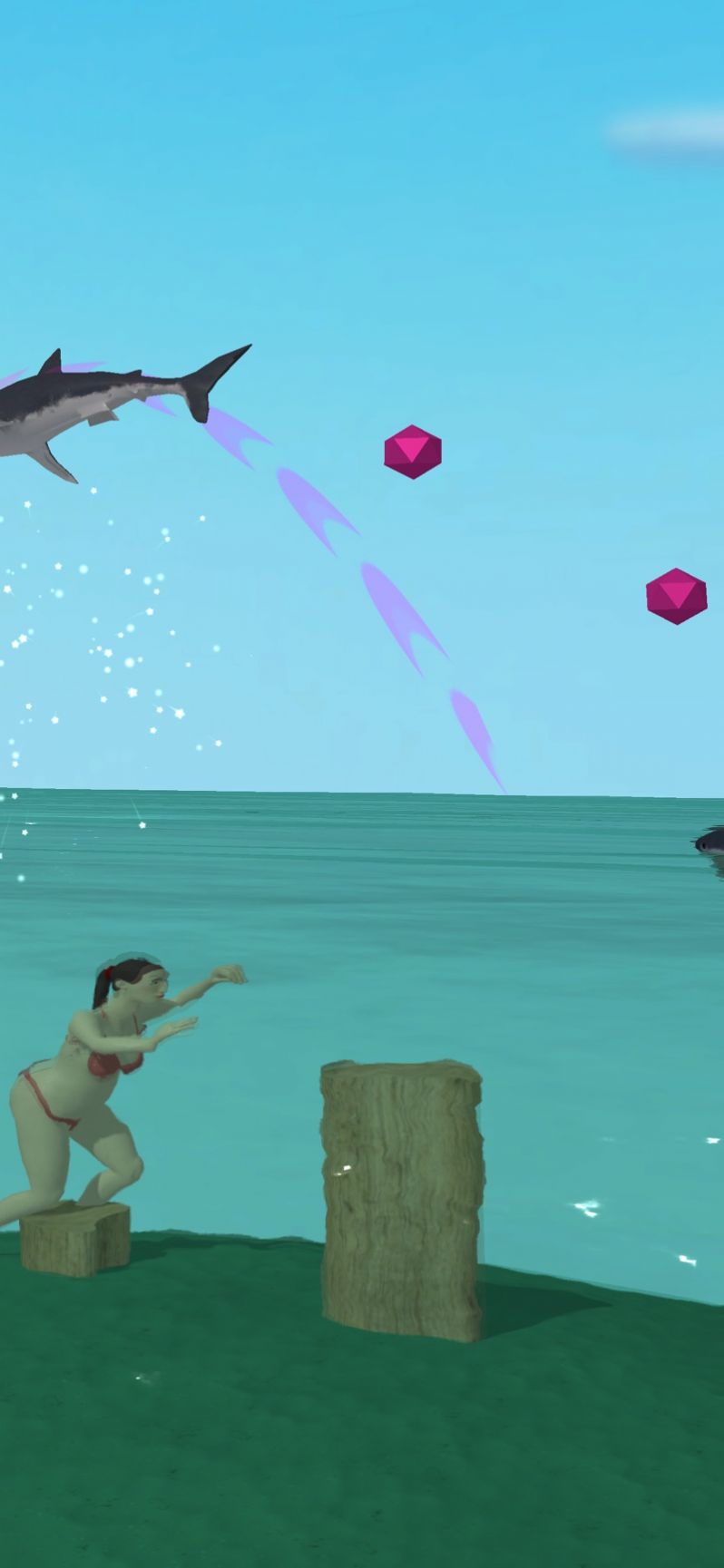 会跳水的鲨鱼3D手机游戏最新版图2: