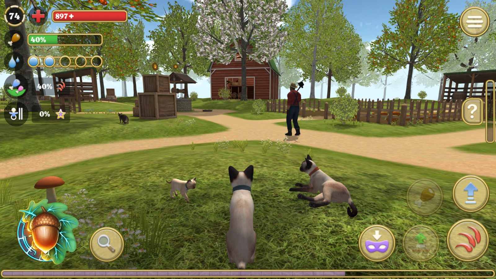模拟猫咪农场动物游戏中文官方版图4: