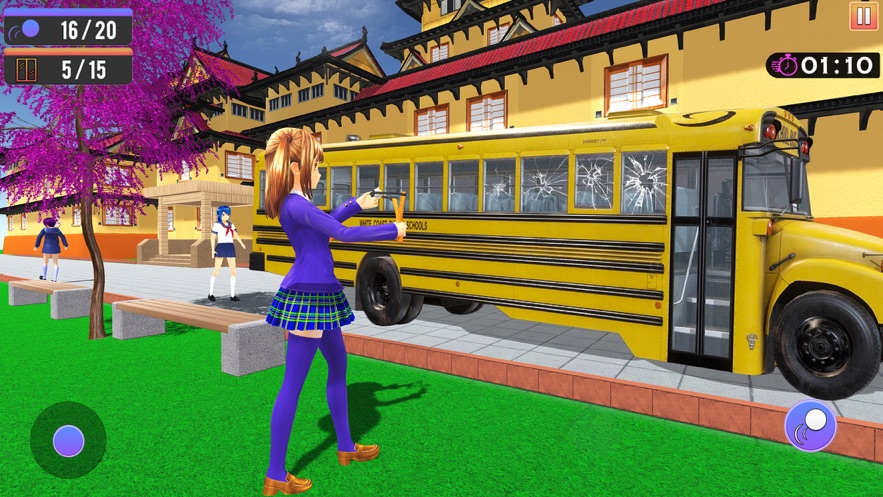 动漫女孩生活高中3D游戏苹果版最新版图片1
