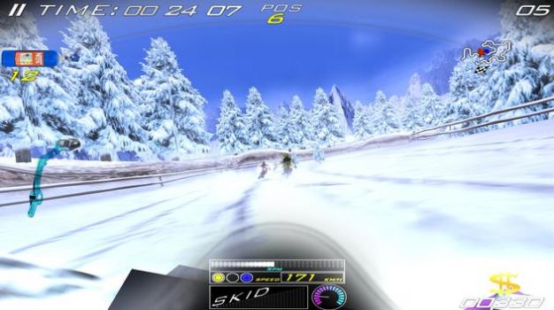 雪地极限自行车游戏安卓版截图2: