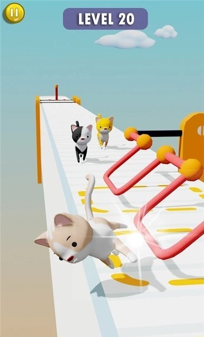 猫咪障碍赛3D游戏最新安卓版截图3: