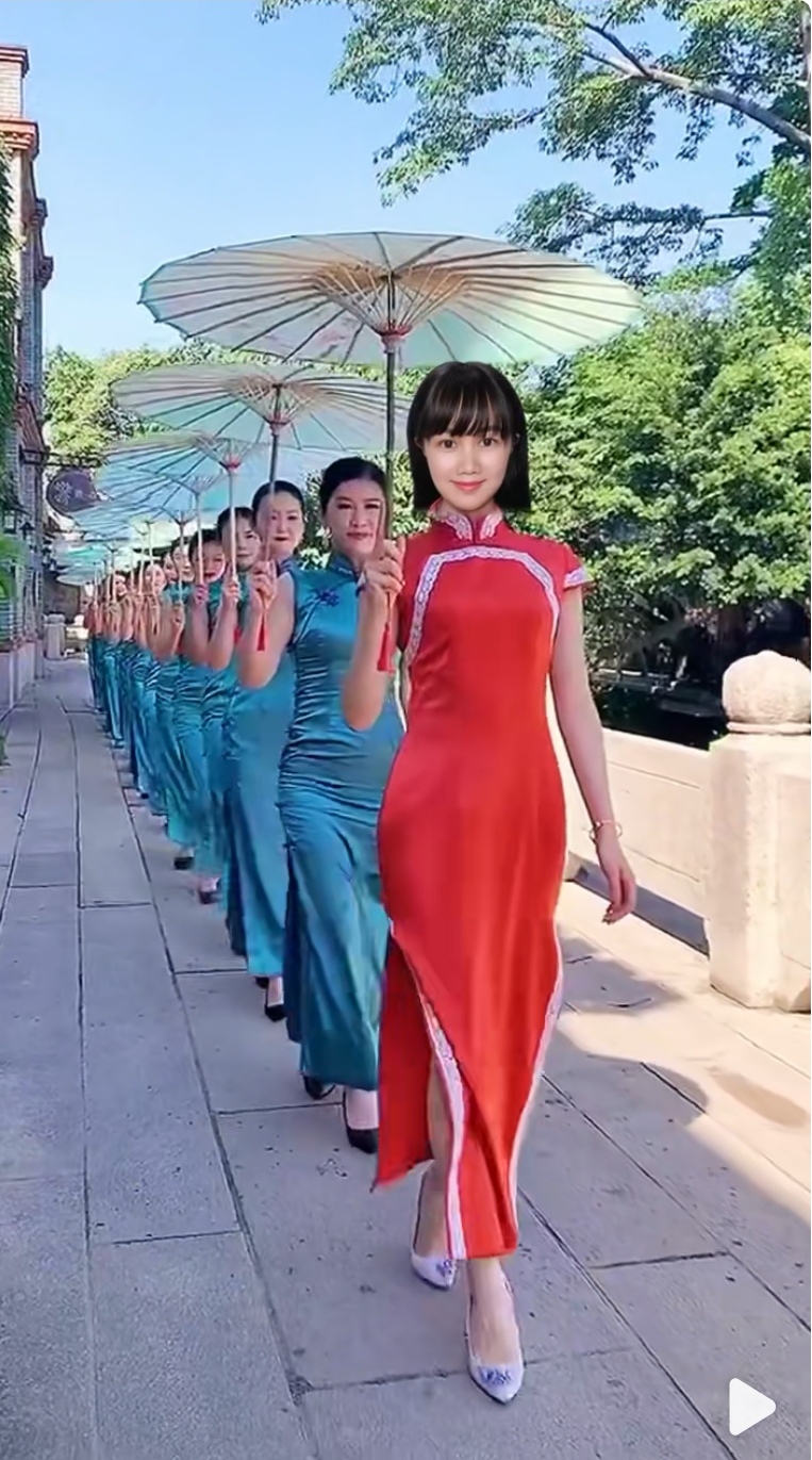 抖音最近很火的旗袍换特效频拍摄软件app下载图4: