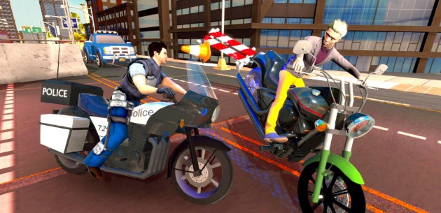 警察骑车追捕游戏安卓手机版图2: