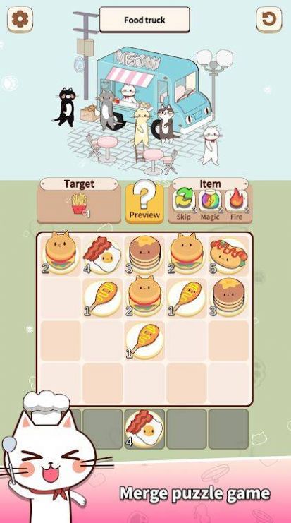猫咪合并咖啡馆游戏官方安卓版图2: