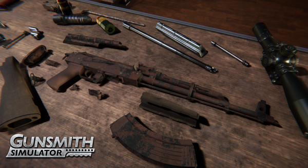 枪支维修店模拟器官方手机版（Gunsmith Simulator）截图1: