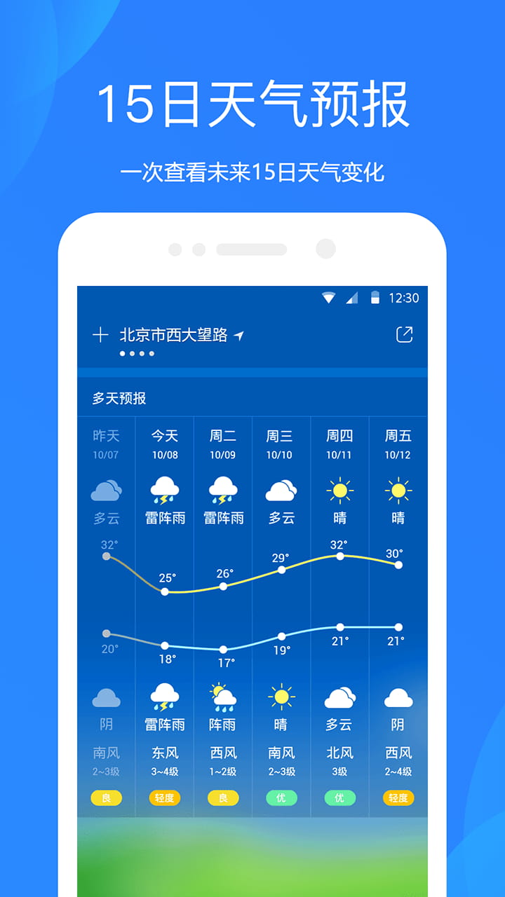 天气吧实时天气预报app最新版图3: