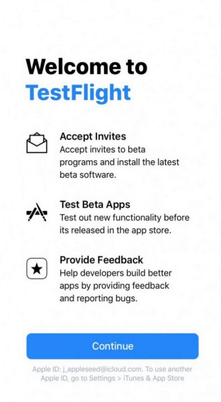 苹果TestFlight Beta测试版官方更新下载图2: