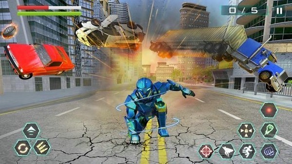 绳索英雄城市战争游戏手机版安卓版图1: