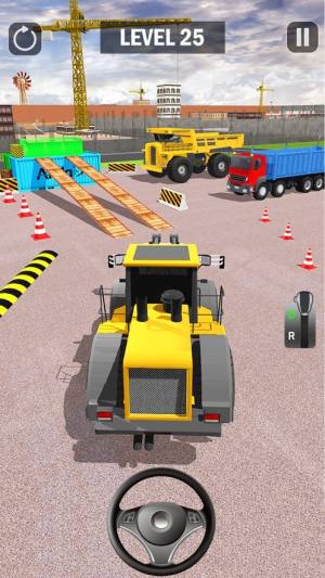 挖掘机卡车停车场3D官方版图2