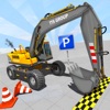 挖掘机卡车停车场3D官方版