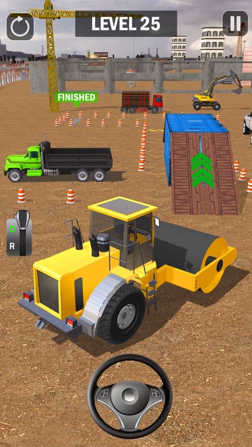 挖掘机卡车停车场3D手机游戏官方版图3: