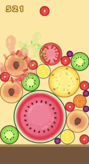 合并水果合并最大的西瓜游戏图1