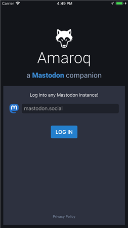 Amaroq for Mastodon app安卓图1: