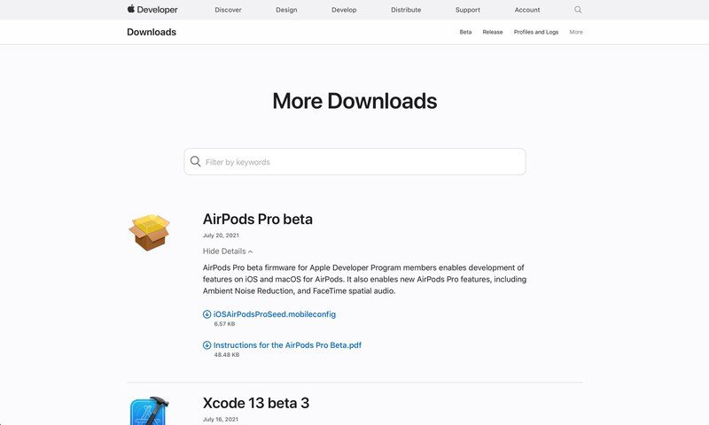 苹果AirPods Pro Beta2固件更新下载图4: