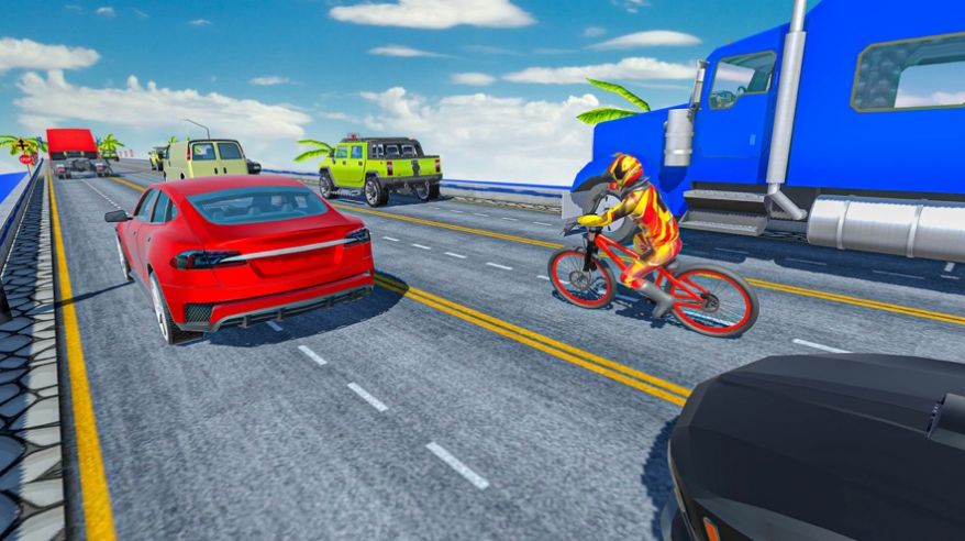 疯狂的交通自行车骑手游戏手机版苹果版截图2: