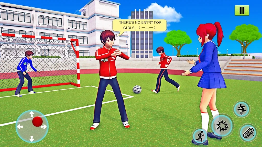 动漫高中女生模拟器3D游戏中文手机版图1:
