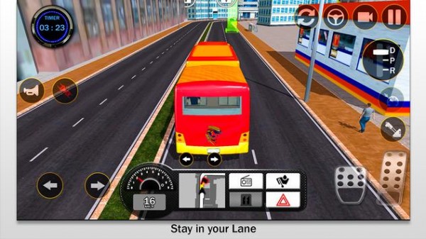 城市驾驶巴士2021游戏中文手机版截图1: