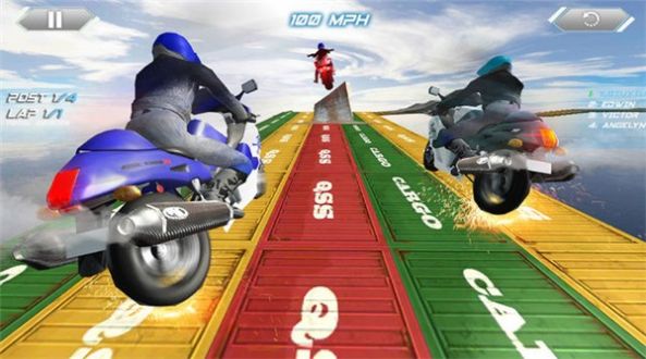 英雄摩托车特技2021游戏中文最新版图片1
