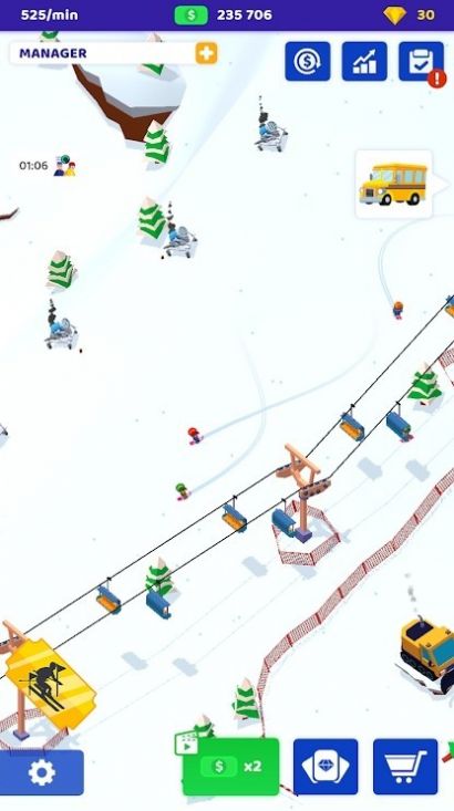 空闲滑雪大亨游戏安卓版图2: