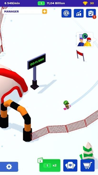 空闲滑雪大亨游戏安卓版图3: