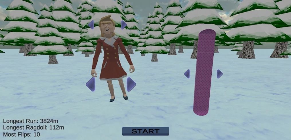 布娃娃滑雪板游戏安卓手机版图3: