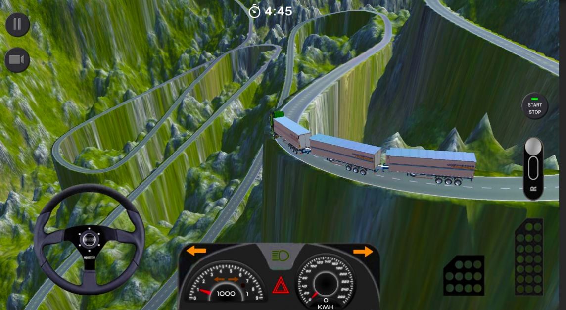 世界卡车模拟器2危险道路游戏手机版截图2:
