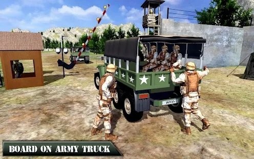 陆军越野卡车司机游戏中文版图片1