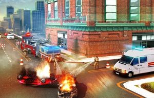 模拟驾驶消防车游戏图4